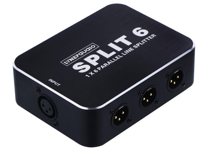 B866 1 XLR Split Horizontal Parallel Distributor, 1 Input and 6 Output