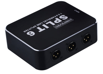 B866 1 XLR Split Horizontal Parallel Distributor, 1 Input and 6 Output