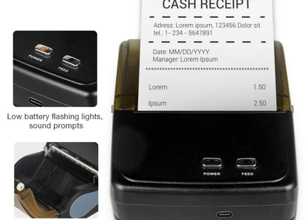 QS-8001 Portable 80mm Bluetooth POS Receipt Thermal Printer, QS-8001