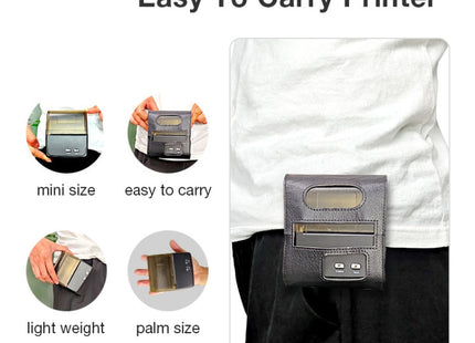 QS-8001 Portable 80mm Bluetooth POS Receipt Thermal Printer, QS-8001