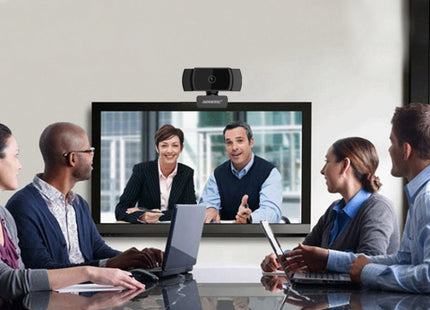 Aoni A20 FHD 1080P IPTV WebCam Teleconference Teaching Live Broadcast Computer Camera with Microphone, A20