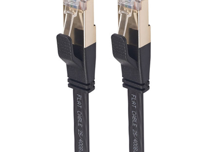 CAT8-2 Double Shielded CAT8 Flat Network LAN Cable, Length: 3m