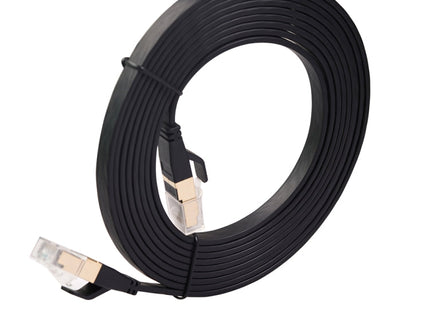 CAT8-2 Double Shielded CAT8 Flat Network LAN Cable, Length: 3m
