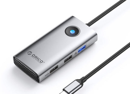 ORICO PW11-5P Type-C / USB-C 5-in-1 5Gbps Multifunction Docking Station(Dark Gray)