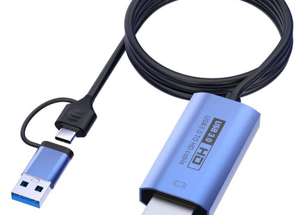 V05E USB 3.0 + USB-C / Type-C to HDMI Adapter Cable