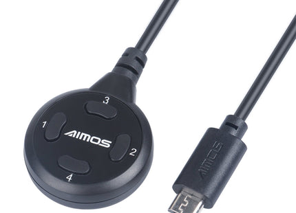 AIMOS AM-SH4 Switcher Sharing Device 4-buttons Extension Cable Extender, AM-SH4