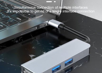 2011N 3 In 1 USB 3.0 x2  HDMI Multi-function Type-C / USB-C HUB Docking Station