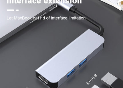2011N 3 In 1 USB 3.0 x2  HDMI Multi-function Type-C / USB-C HUB Docking Station