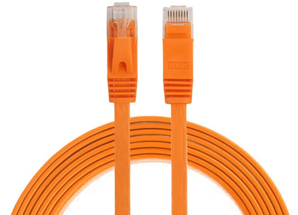 2m CAT6 Ultra-thin Flat Ethernet Network LAN Cable, Patch Lead RJ45, Length: 2m