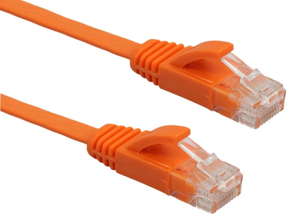 2m CAT6 Ultra-thin Flat Ethernet Network LAN Cable, Patch Lead RJ45, Length: 2m