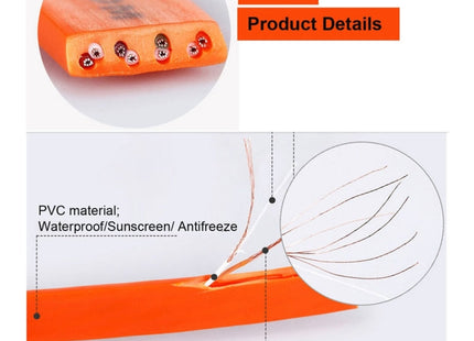 5m CAT6 Ultra-thin Flat Ethernet Network LAN Cable, Patch Lead RJ45