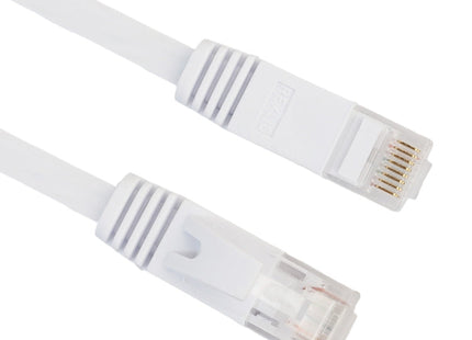 15m CAT6 Ultra-thin Flat Ethernet Network LAN Cable, Patch Lead RJ45