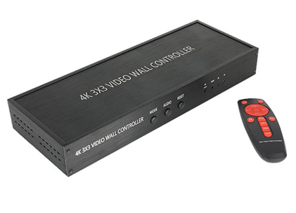 NK-BT88 4K 3X3 HDMI Video Wall Controller Multi-screen Splicing Processor with Remote Controller, EU Plug, EU Plug
