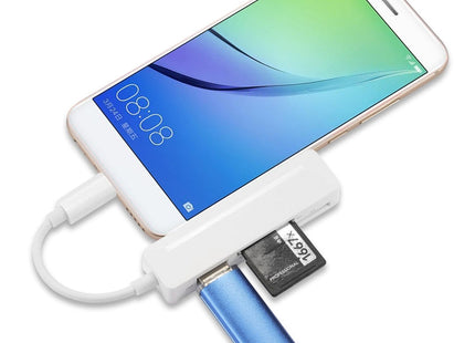 4 in 1 MS + SD + TF + USB2.0 Multi-function Card Reader for Type-C Devices, Type-C