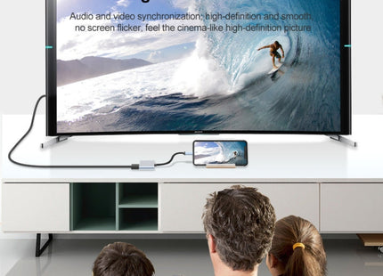 2 in 1 USB-C / Type-C to 2 x HDTV Ports HUB Adapter