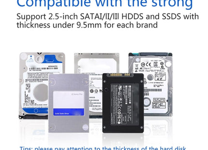 UNITEK SATA 2.5 inch USB 3.0 Interface HDD Enclosure, Length: 30cm