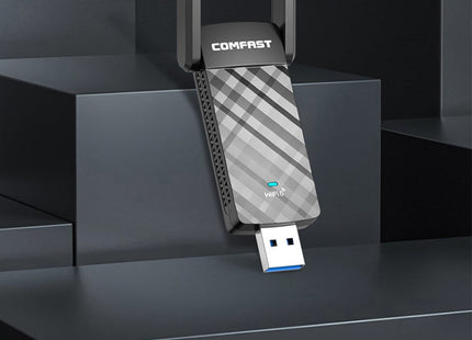 COMFAST C-952AX V2 1800Mbps Dual Band Wireless Network Card WiFi6 USB Adapter, CF-952AX V2
