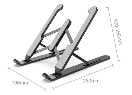 Laptop Stand Desktop Raise Bracket Cooling Base Lifting Holder Foldable, Pro-8
