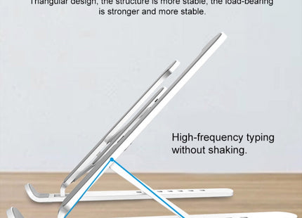 Laptop Stand Desktop Raise Bracket Cooling Base Lifting Holder Foldable, Pro-8
