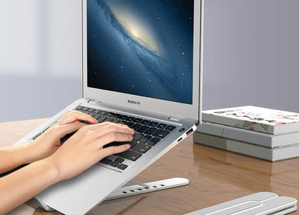 Laptop Stand Desktop Raise Bracket Cooling Base Lifting Holder Foldable, Pro-8