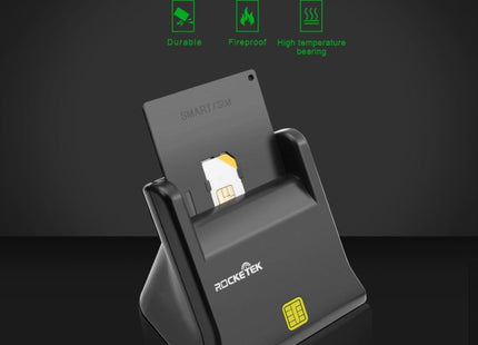 ROCKETEK SCR2 CAC ID SIM Chip Smart Card Reader, SCR2