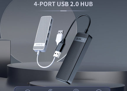ORICO FL02 480Mbps 4 Ports USB 2.0 HUB (Black)