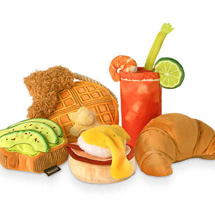 Croissant dog toy