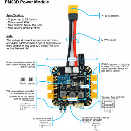 HolyBro PM03D Power Module