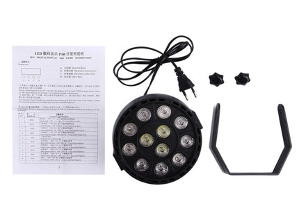 with LED Display, Master / Slave / DMX512 / Auto Run Modes, US Plug, US Plug