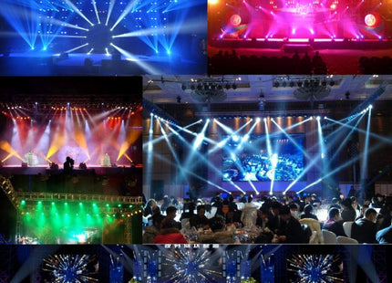 with LED Display, Master / Slave / DMX512 / Auto Run Modes, EU Plug, EU Plug
