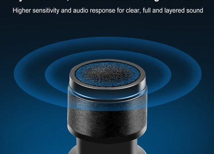 PULUZ UHF Wireless Dynamic Microphone with LED Display, 6.35mm Transmitter(Black)
