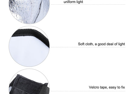 PULUZ 20cm Octangle Style Foldable Soft Flash Light Diffuser Softbox, 20cm Octangle