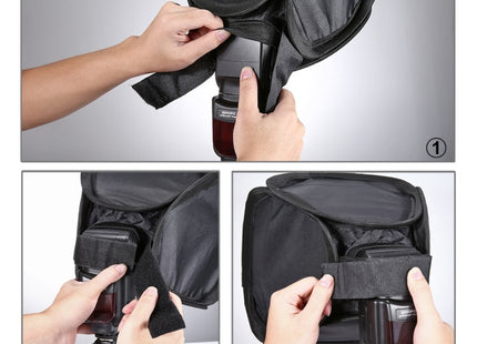 PULUZ Foldable Soft Flash Light Diffuser Softbox Cover, Size: 23cm x 23cm, 23cm Softbox