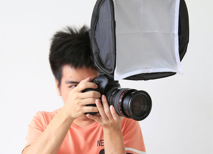 PULUZ Foldable Soft Flash Light Diffuser Softbox Cover, Size: 23cm x 23cm, 23cm Softbox