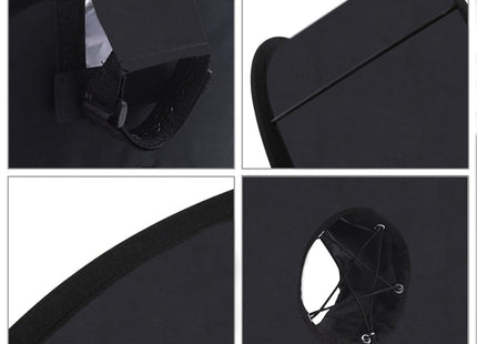 PULUZ 45cm Round Style Macro and Portrait Softbox SpeedLite Flash Light Foldable Diffuser, 45cm Round