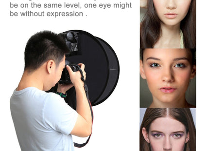 PULUZ 45cm Round Style Macro and Portrait Softbox SpeedLite Flash Light Foldable Diffuser, 45cm Round