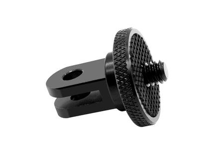 PULUZ 1/4 inch Screw Metal Tripod Mount Action Camera Adapter (Black)