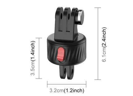 PULUZ Action Camera Magnetic Base Adapter (Black)