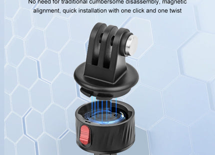 PULUZ Action Camera Magnetic Base Adapter (Black)