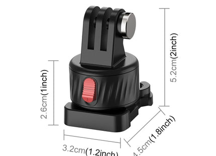PULUZ Action Camera Quick Release Magnetic Base Adapter (Black)