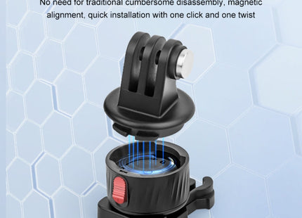 PULUZ Action Camera Quick Release Magnetic Base Adapter (Black)