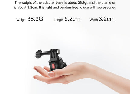 PULUZ Action Camera Quick Release Magnetic Base Adapter (Black)