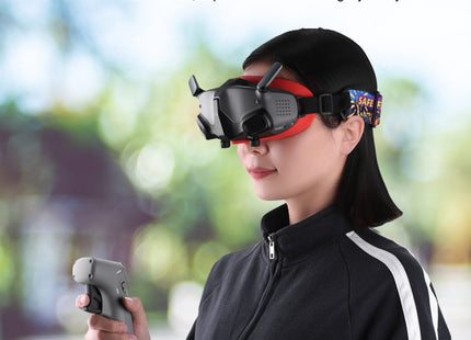 For DJI Avata Goggles 2 PULUZ Flying Eye Mask Silicone Protective Case(Red)