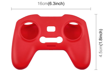 For DJI FPV Combo Remote Control PULUZ Silicone Protective Case(Red)