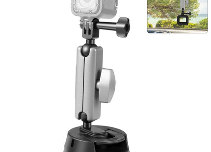 PULUZ Car Suction Cup Arm Mount with Mount Adapter & Long Screw