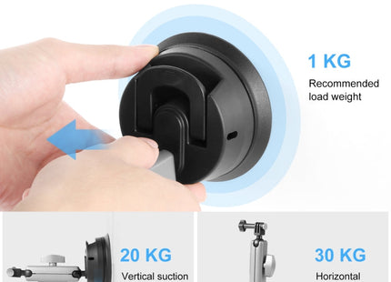 PULUZ Car Suction Cup Arm Mount with Mount Adapter & Long Screw
