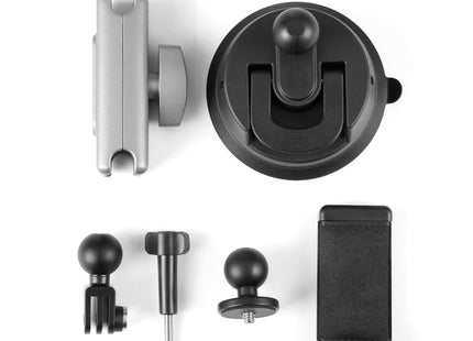 PULUZ Car Suction Cup Arm Mount with Mount Adapter & Long Screw
