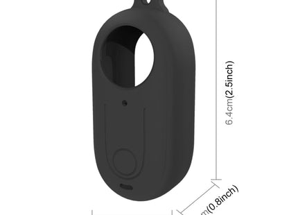 For Insta360 GO 3 PULUZ Camera Silicone Case with Lens  Cover (Black)