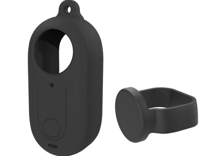 For Insta360 GO 3 PULUZ Camera Silicone Case with Lens  Cover (Black)