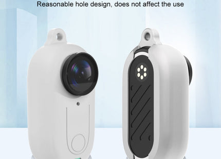 For Insta360 GO 3 PULUZ Camera Silicone Case with Lens  Cover (White)